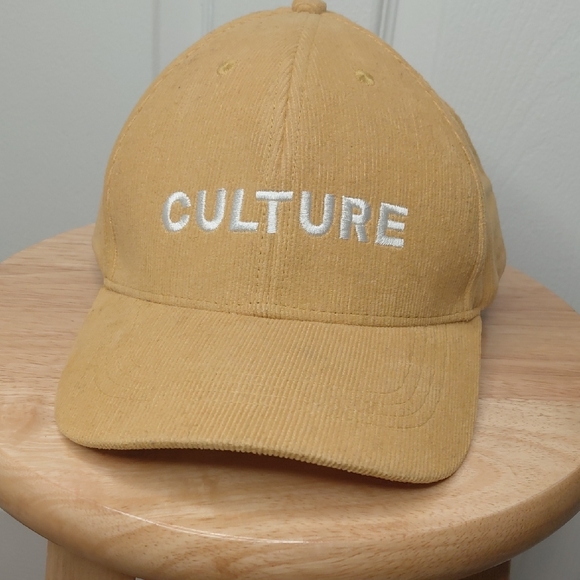 Culture Other - Mustard Yellow Cap with 'Culture' Embroidery